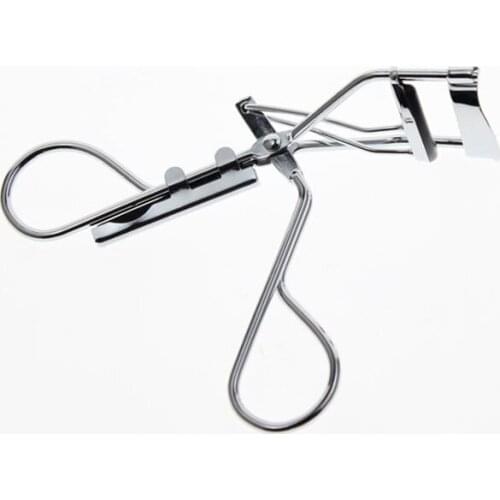2pcs/set Women Girls Beauty Tool Silver Metal Great Cheapest Compact High Quality Professional Eye Lash Eyelash Curler With Pad