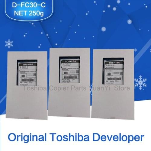 3pcs Developer Printer Original TOSHIBA Copier Parts Developer D-FC30-C 6LJ70994200 For Toshiba Model 2051C/2551C/2050C/2550C