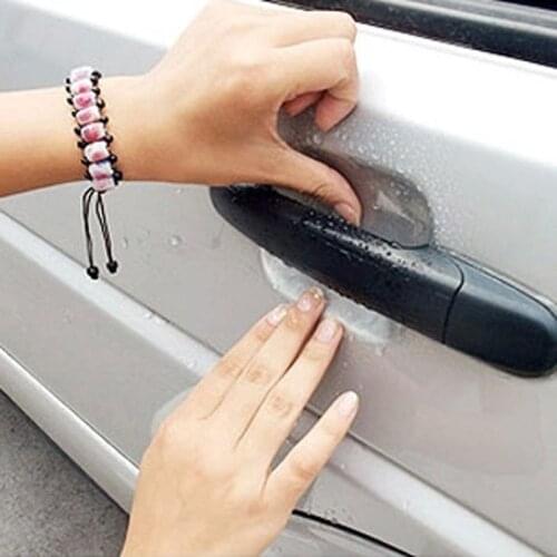 4pcs/set GM Stealth Door Handle Scratch Auto Shake Protection Vinyl Protective Film Auto Handle Accessories