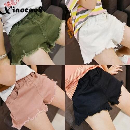 Big Girls Denim Shorts Childen Kids Summer Hole Jeans Loose Shorts for Gilrs Toddler Baby Girl Clothes Pants 5 6 8 10 12 14 16