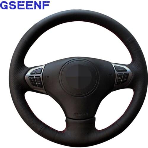 Car Steering Wheel Cover For Suzuki Grand Vitara 2006 - 2014 Accessories Interior Black Hand-stitched Artificial Leather