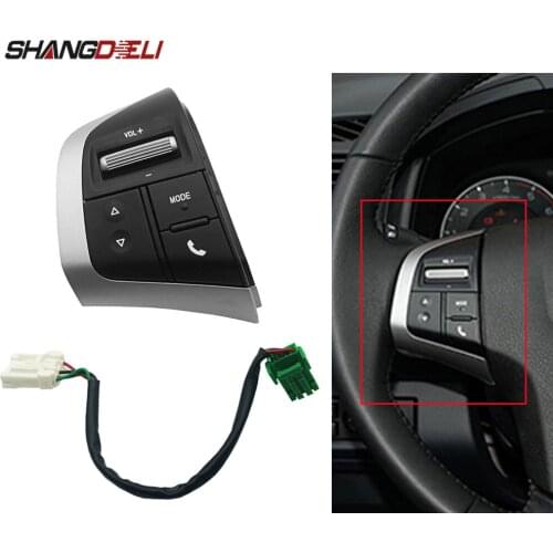 Multifunction Steering Wheel Cruise Control Switch Bluetooth Media Volume Button For Isuzu D-Max DMAX Car Accessories
