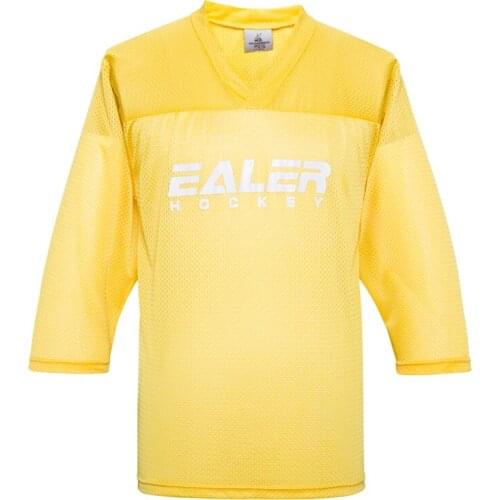 Cool hockey mesh ice practice hockey jerseys yellow