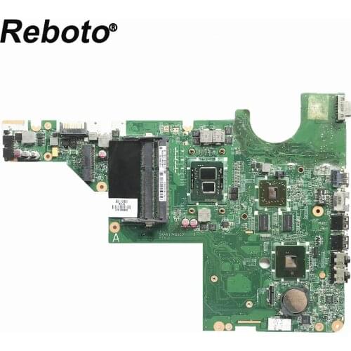 For HP G42 CQ42 CQ62 Laptop Motherboard DAAX1JMB6C0 634649-001 With i3-350M CPU HD6370M 512MB GPU DDR3 MB 100% Tested