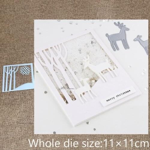 XLDesign Craft Metal stencil mold Cutting Dies Tree leaf background scrapbook die cuts Album Paper Card Craft Embossing