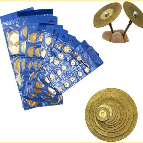 12pcs/set 16mm~60mm Coated Mini Saw Blade Rotary Tool Diamond Cutting Disc for Dremel Drill Wood Ceramic Cutter Power Tools