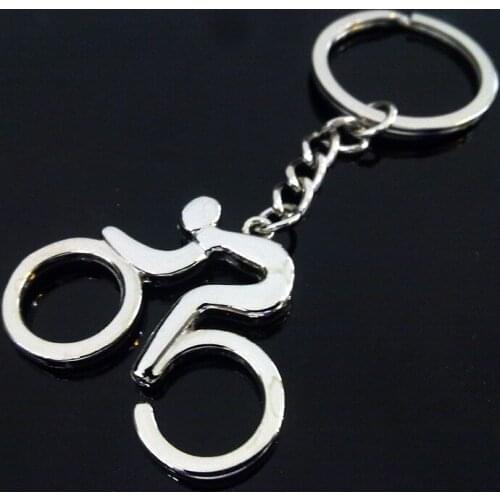 Fashion bicycle bike shaped metal key chain keychain key ring keyring Keychain Keyring key Chain Ring Key Rings Keyfob