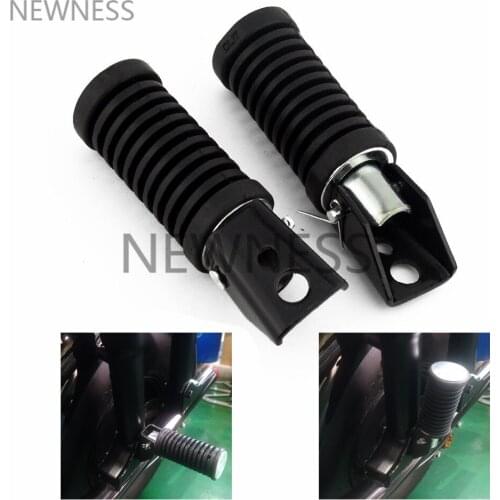 Motorcycle Rear Footpegs Plate Footrest Rubber Pad Footrest Footpegs Foot Pedal Foot Pegs for Suzuki GS125 GN125 QJ125 GT125-5