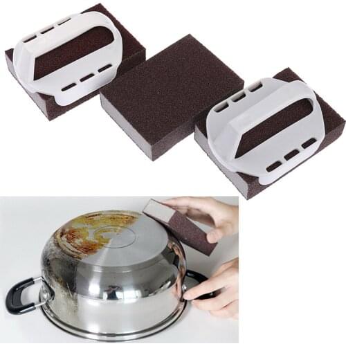 Emery Sponge Nano Pot Brush For Removing Rust Kitchen Sponge Cleaning Brush