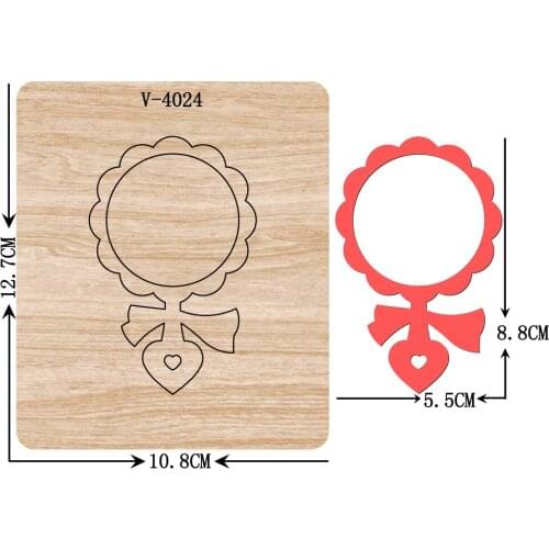 New Flower, photo frame wooden dies cutting dies for scrapbooking Multiple sizes V-4024
