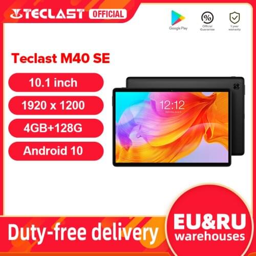 NEWEST Teclast P20 10.1" Android 10.0 Tablet 1280x800 IPS 2GB RAM 32GB ROM Octa Core 4G Network AI Speed-up Dual Camera 6000mAh