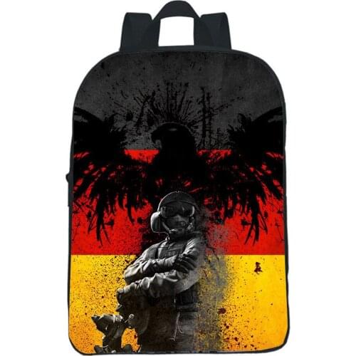 Game Rainbow Six Siege Backpack Children Bag Boy Girl Bag Kindergarten Small Bookbag Kawaii Game Cartoons Rucksack Mochila
