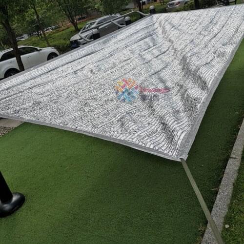 Encrypted Thicken Silver Reflective Shading Net 85% Sunshade Rate Aluminum Foil Mesh Shade Garden Flowers Balcony Plants Cover
