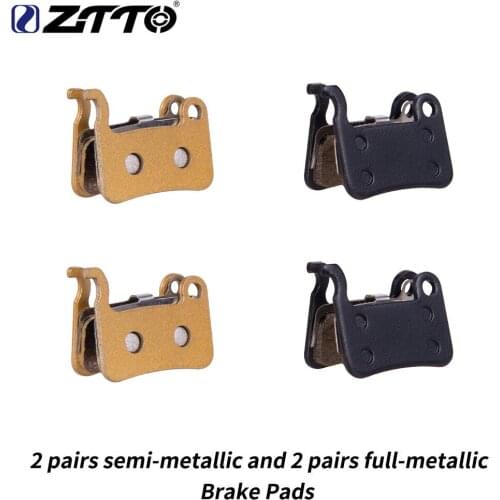 ZTTO MTB Full-metallic Semi A01S Brake Pads For XT SLX M975 M966 M965 M800 M775 M765 M665 M596 M595 M06 Disc Brake pad 4 Pairs