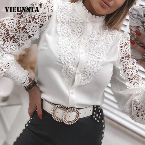 Блузки с вышивкой VIEUNSTA China At AliExpress