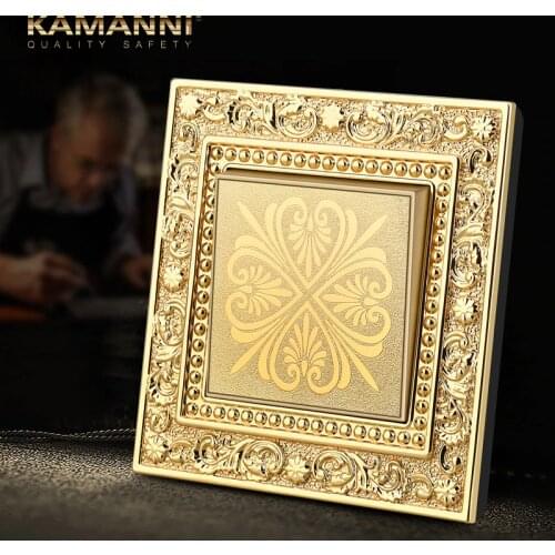 Vintage light switch Retro lighting control switches ccc attest bronze wall switch panel warranty 5 year power button switch 16A