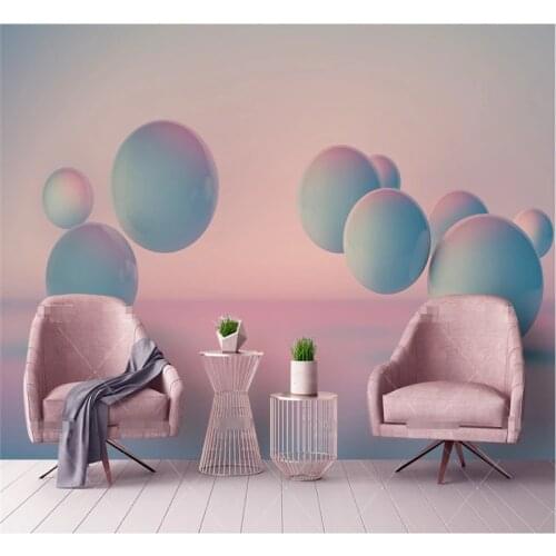 XUE SU Customized large wallpaper mural 3d stereo color stereo ball modern fashion interior wall covering