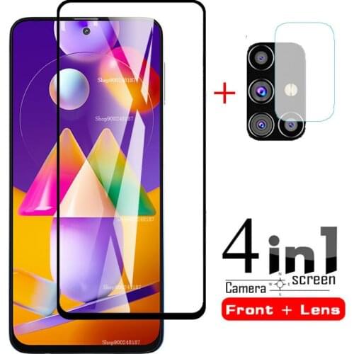2 in 1 For samsung m31s Glass camera protective Glass For samsung galaxy m31s 2020 m 31s m317f sm-m317f/ds screen protecto Film