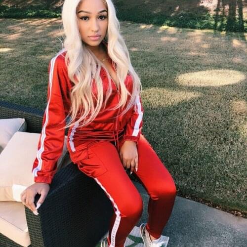 Tracksuits Womens Suit Long Sleeve Top And Pants Casual Sport Suit AutumnTwo Piece Set Loose For Sportswear Sports Suit Women