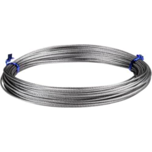 0.8mm 1mm 1.2mm 1.5mm 2mm 2.5mm 3mm 4mmDiameter Steel Rope Stainless Steel Clothesline 7*7