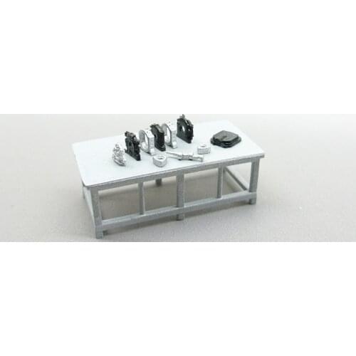 1:64 handmade RX7 rotary 13b engine cylinder block garage scene decoration