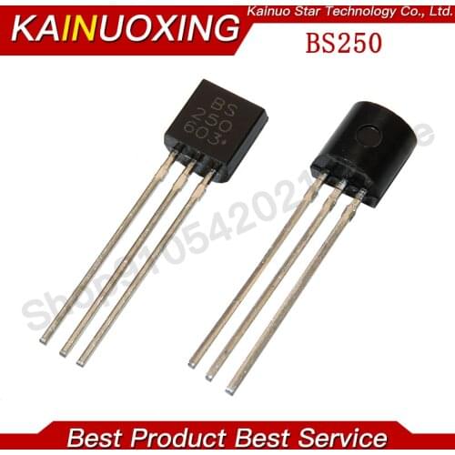 10PCS BS250 TO-92 BS250 TO92 new triode transistor
