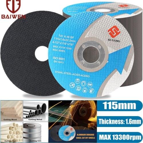 4.5 Inch Metal Cutting Disc Circle Dremel Cut Off Wheels Slice Fiber Reinforced Grinding Blade Cutter For Metal Iron 2-50Pcs