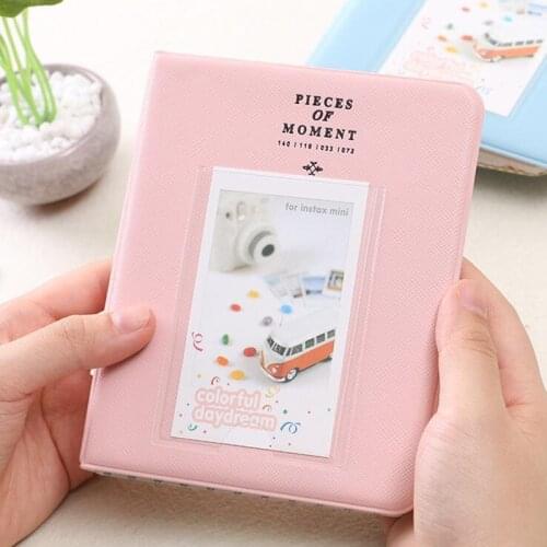 64-Pocket Mini Album Case Storage for Fujifilm Instax Mini 8, 9 7s 50 3'' Film Photo Album