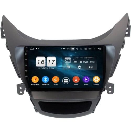 DSP PX6 Android 10.0 Car Auto Radio DVD GPS Navigation for Hyundai Elantra 2011 2012 2013 Bluetooth 5.0 WIFI CarPlay