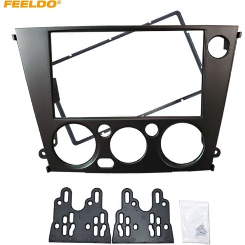 FEELDO Car Radio Stereo 2DIN CD DVD Fascia Frame Adapter for Subaru Legacy/Outback(LHD) Dashboard Panel Frame Kits #HQ2111