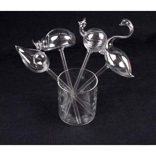 Plant Automatic Self Watering Device Glass Animal Shape Plant Watering Device Sprinkler Garden Flower Self Watering Container