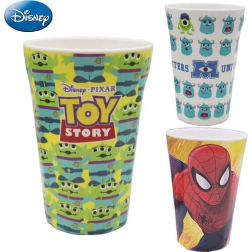 500ML Disney Toy Story Spiderman Cartoon Drinking Cup Melamine Cup Wash Cup Brushing Cup Children Anti-drop Juice Drinking Cup