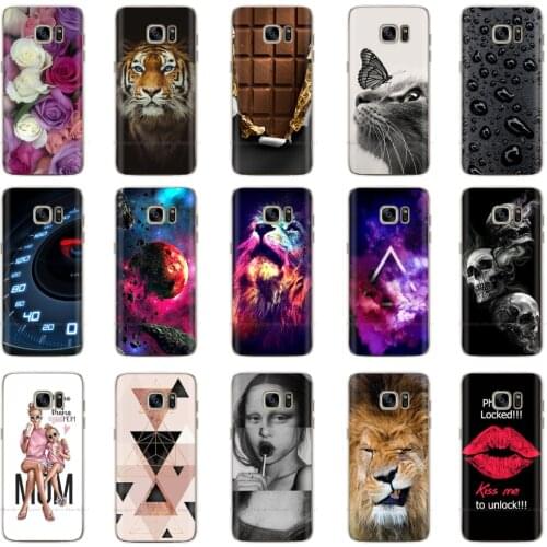 Case for Samsung Galaxy S7 Edge Case Cover for Samsung Galaxy S6 Edge Case for Samsung S7 S6 G920F I9600 Cover Silicon Funda Bag