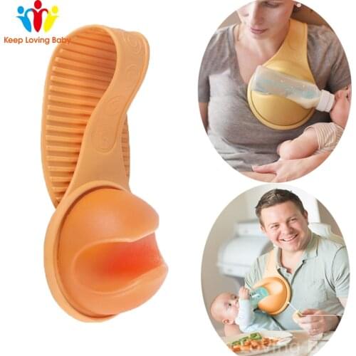 Baby Feeding Hand Free Babies Bottle Holder Rotatable Strap Leash Anti-slip Hand Free For Stroller Feeding Fixing Tools