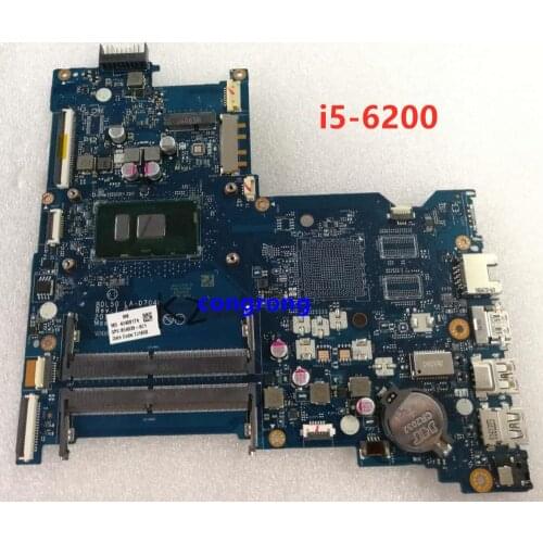 For HP 15-AY 15-AC 250 G5 BDL50 LA-D704P laptop motherboard CPU I5 6200U DDR4 100% Test OK