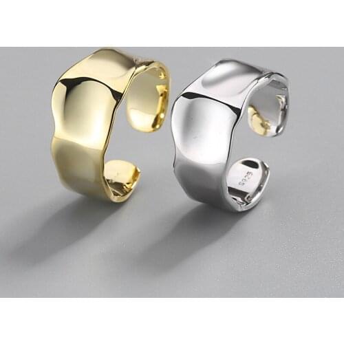 Charm Smooth Glossy Chain Rings For Women Men Boho Knuckle Party Rings Punk Cocktail Jewelry Girls Gift anillos bijoux