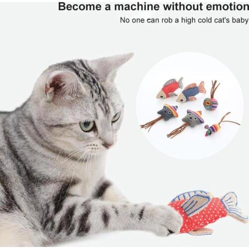 1PC Cat Toy Dancing Apanese Canvas Material Cute Modeling Puppet Toys Toy Soft Cute Tiny Interactive Training With Cats Toy