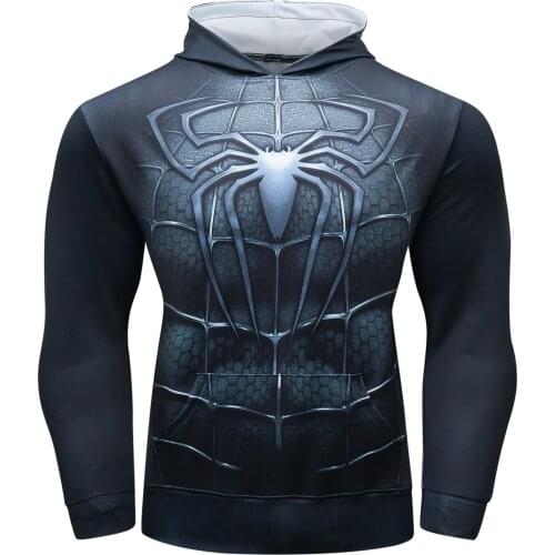 Factory fitness 3D Print Men Hoodies Spring Autumn Hooded Sweatshirt Long Sleeve Pullover Tops