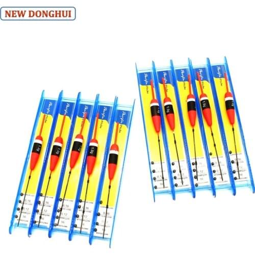 Newdonghui Fishing Float Set Winder Float Ready-Made Rig 5pcs 10pcs 30pcs pack Fishing Accessory Tackle 1.0G Buoyancy Pacific3