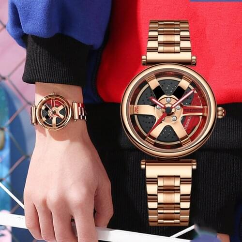 NEW Fashion relogioRim Watch Hub Women Watch Super Car Rim Watch Waterproof TE-37 Women Watches Real 3D Model Watch Reloj Mujer