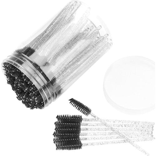 100PC/Pack Disposable Eyelash Brush Extension Wand Applicator Spoolers Eye Lashes Cosmetic Brushes Makeup tools Eye Brow Brush