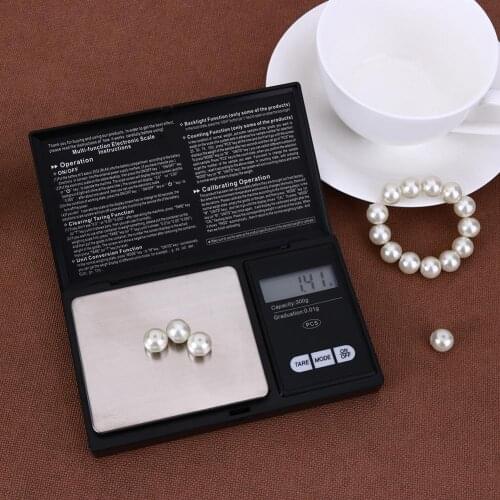 Portable Digital Pocket Scale Gold Jewelry Mini Stainless Steel Electronic Scale Gram Balance Weight Scale Portable Scale#22