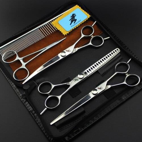 Freelander Professional Pet Grooming Scissors Set 7 In,Scissors For Dog Grooming,Dog Grooming Shears,Pet Forbici Scharen
