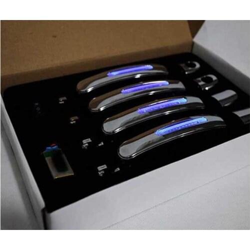 Car Door Handle With LED Strip Light For Toyota PRIUS 30 50