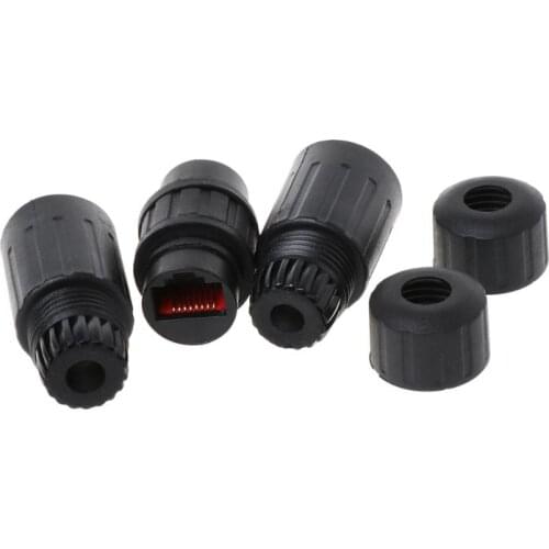 Lan Coupler RJ45 Waterproof Install Adapter Female to Female Jack Inline Connector Extender Protector Plug Cable Outdoor