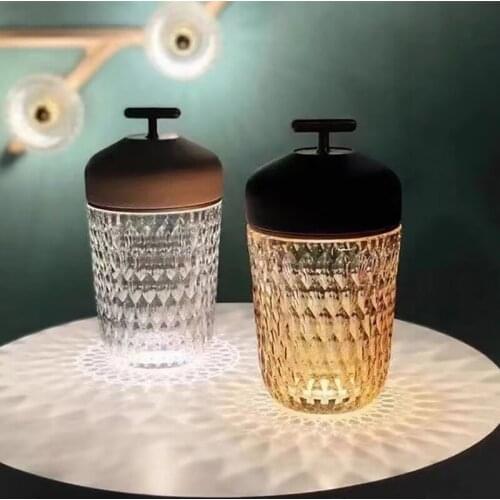 Modern Nordic Crystal Tables Light LED Copper Bedroom Decoration Luxury Bed Room Home Art Night Lamp Nightstand Desk Lightings