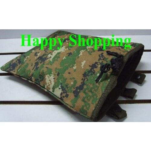 Tactical 600D magazine dump pouch attach big bag Digital Camo color
