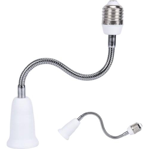30cm Lamp Extender Flexible Extension Adapter E27 To E27 Light Bulb Lamp Holder