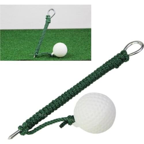 Rope Golf Ball Hit Shot Putting Training Practice Aid Swing Sports Outdoor Practice Protable Easy Operation Sports