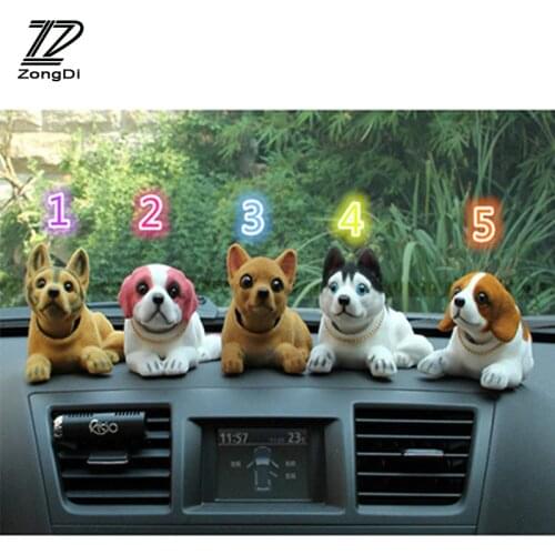 ZD For VW Passat B5 B6 Polo Golf 4 5 Chevrolet Cruze Aveo Captiva Lada Granta RAM Car Styling Shaken Dog Decoration Accessories